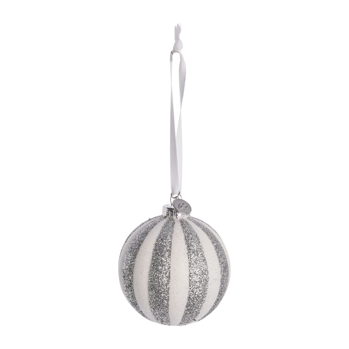 Boule de Noël Selvie Ø8 cm - white-silver - Lene Bjerre