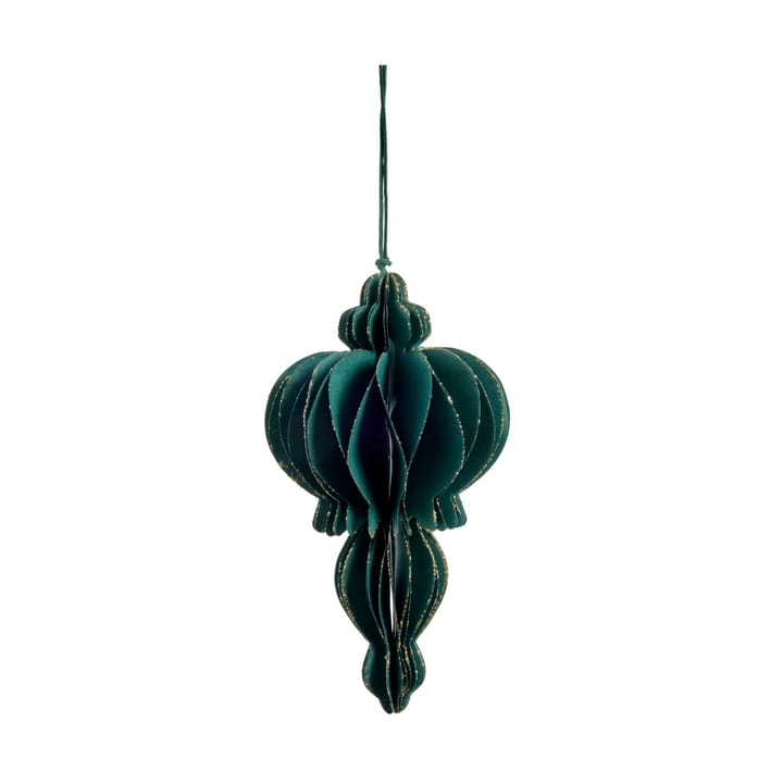 Décoration de Noël Pappia 15 cm - Vert foncé - Lene Bjerre