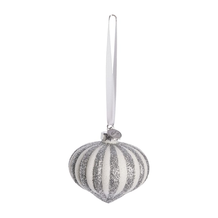 Décoration de Noël Selvie Ø8 cm - white-silver - Lene Bjerre