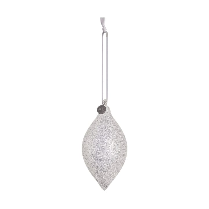 Decoration suspension de Noël Glitteria 17 cm - Argent - Lene Bjerre