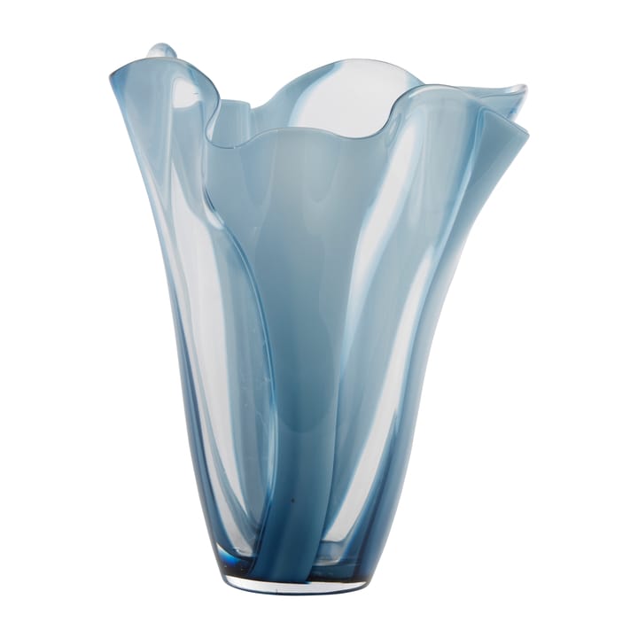 Vase Domia Ø20 cm - Blue-clear - Lene Bjerre