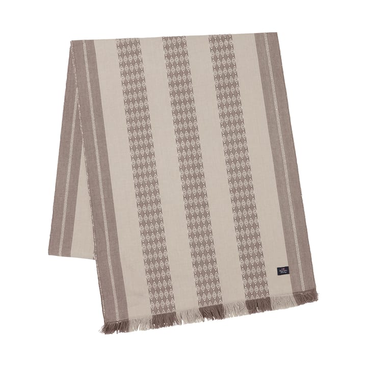 Chemin de table Jacquard Striped 50x250 cm, Beige Lexington