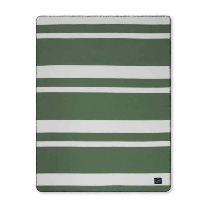 Couverture polaire Irregular Striped 130x170 cm, Green-White Lexington