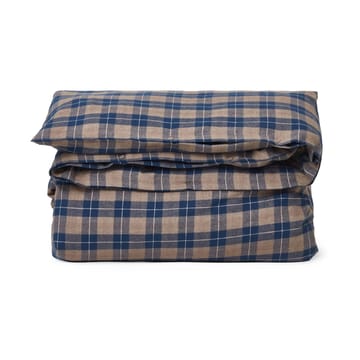 Ensemble de lit Checked Flannel 150x210 cm - Denim blue-beige - Lexington