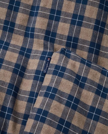 Ensemble de lit Checked Flannel 150x210 cm - Denim blue-beige - Lexington