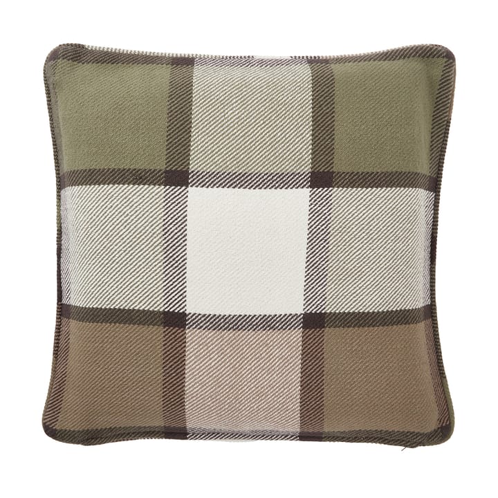 Housse de coussin Checked heavy twill 50x50 cm, Olive Lexington