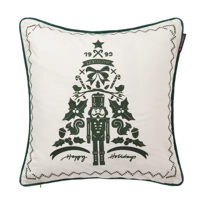 Housse de coussin Nutcracker 50x50 cm, Blanc Lexington