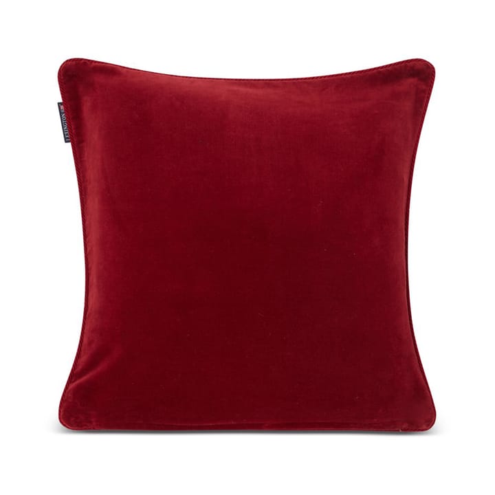 Housse de coussin Organic Cotton Velvet 50x50 cm, Red Lexington