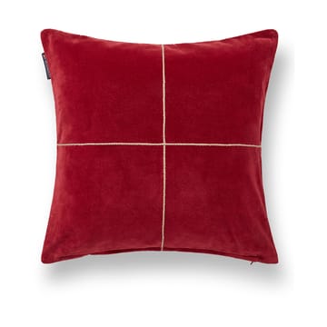 Housse de coussin Wrapped velvet 50x50 cm - Rouge - Lexington