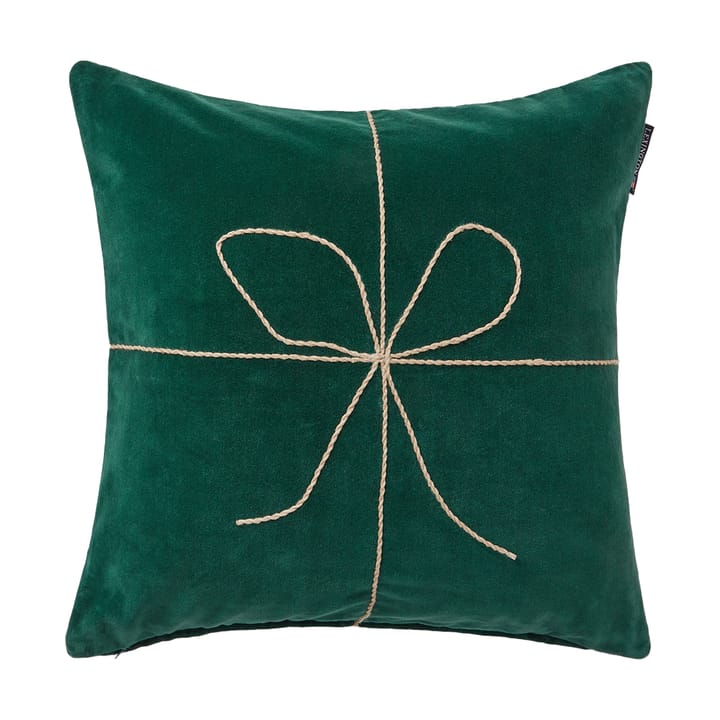 Housse de coussin Wrapped velvet 50x50 cm, Vert Lexington