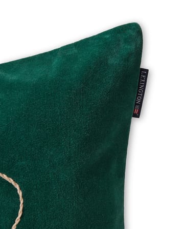 Housse de coussin Wrapped velvet 50x50 cm - Vert - Lexington