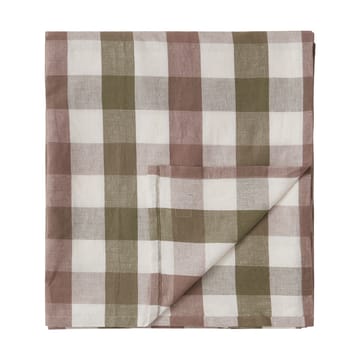 Nappe Checked Cotton Linen 150x250 cm - Olive - Lexington