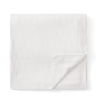 Nappe White jacquard cotton 150x250 cm - Blanc - Lexington