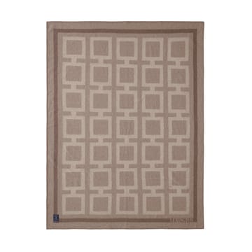 Plaid en laine Graphic Recycled 130x170 cm - Light beige - Lexington