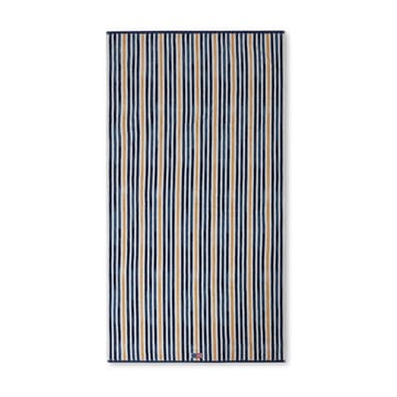 Serviette de bain Striped Cotton Velour 100x180 cm - Blue-white-oat - Lexington