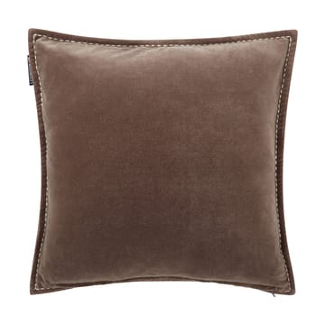 Taie 1993 Logo Velvet 50x50 cm - Brown - Lexington