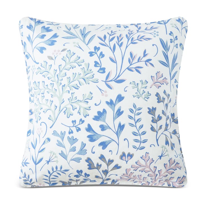 Taie d'oreiller Printed Flowers 50x50 cm - Bleu - Lexington