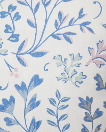 Taie d'oreiller Printed Flowers 50x50 cm - Bleu - Lexington