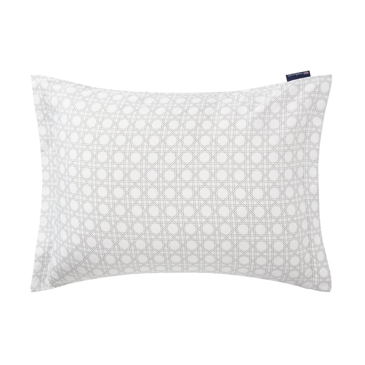 Taie d'oreiller Rattan Printed 50x60 cm, White Lexington