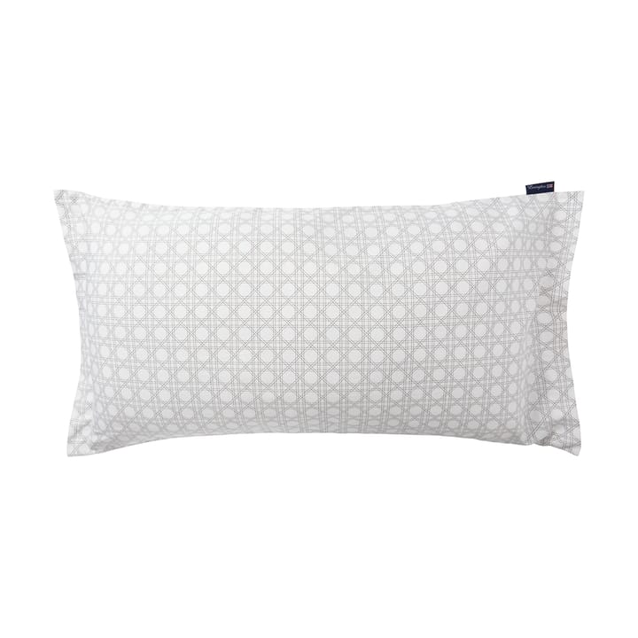 Taie d'oreiller Rattan Printed 50x90 cm, White Lexington