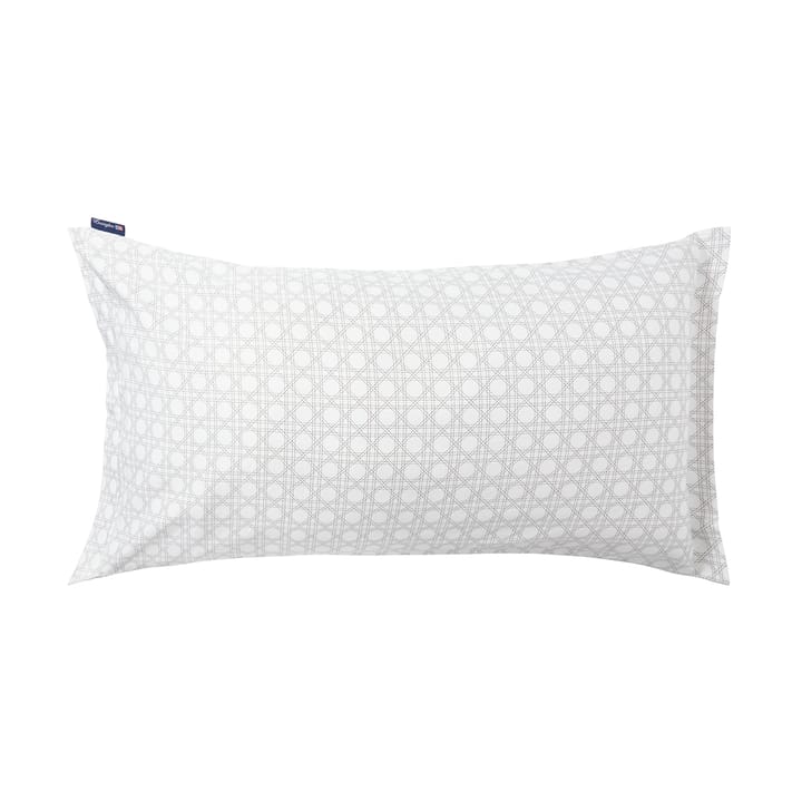 Taie d'oreiller Rattan Printed 50x90 cm, White Lexington