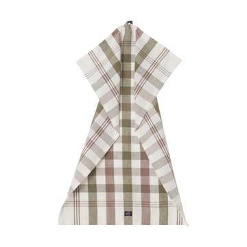 Torchon de cuisine Checked Linen/Cotton 50x70 cm - Olive - Lexington