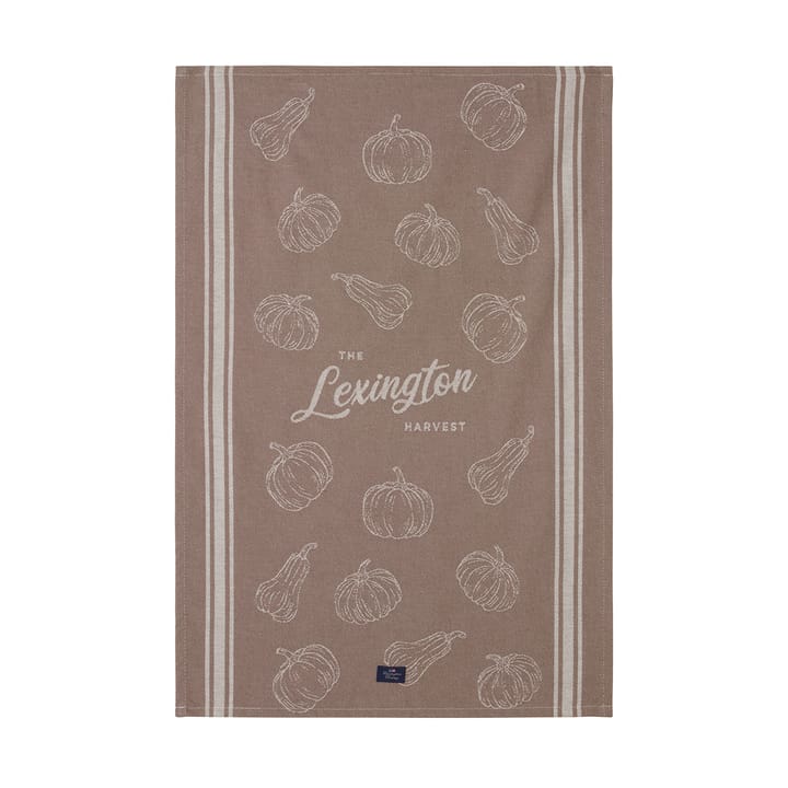 Torchon de cuisine Organic Cotton Jacquard 50x70 cm - Brown - Lexington