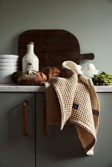 Torchon de cuisine Organic Cotton Waffle 50x70 cm - Beige - Lexington