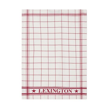 Torchon Lexington checked 50x70 cm - Blanc-rouge - Lexington