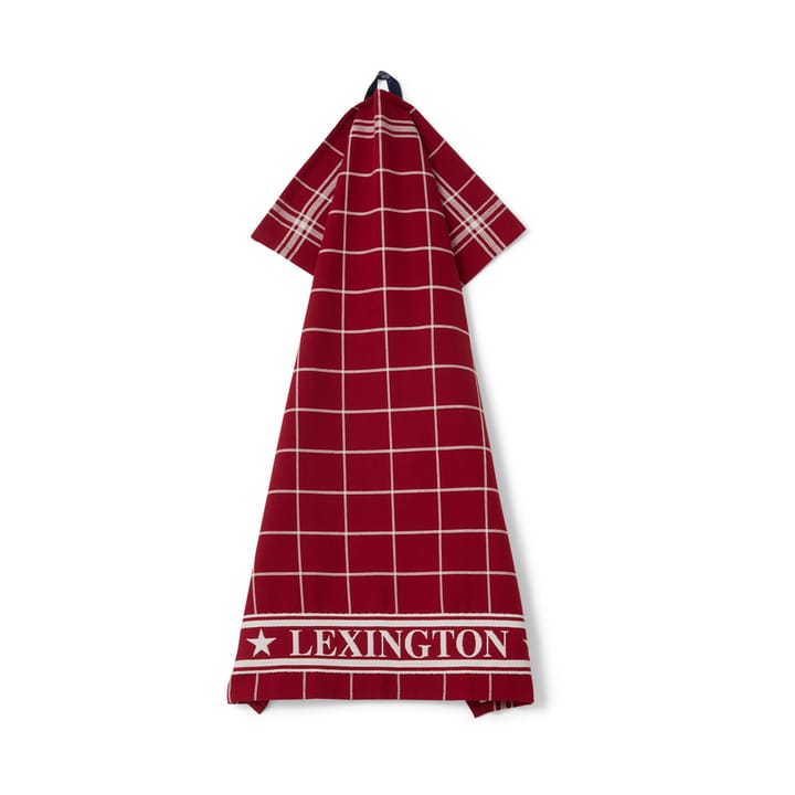 Torchon Lexington checked 50x70 cm - Rouge-blanc - Lexington