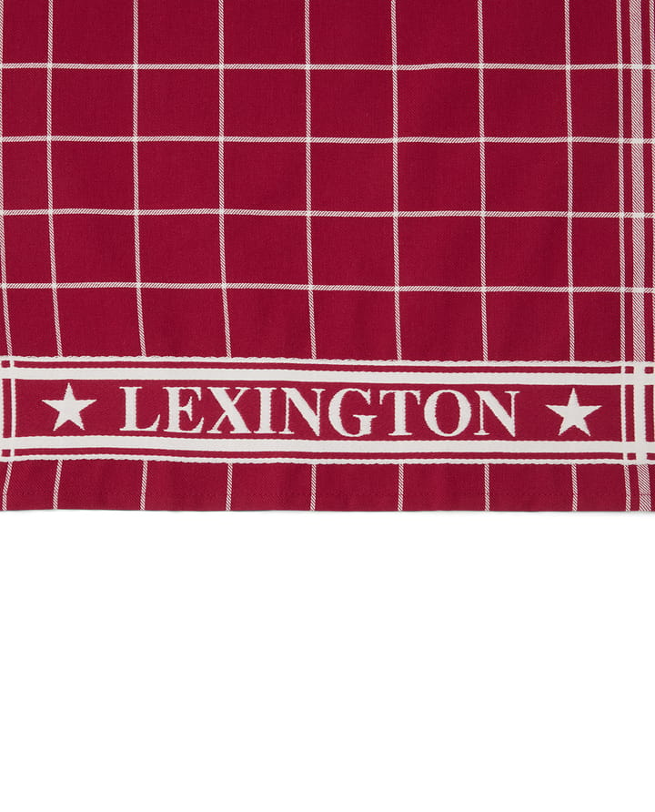 Torchon Lexington checked 50x70 cm, Rouge-blanc Lexington