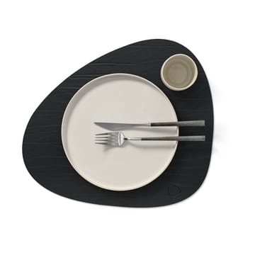 Dessous d'assiette Buffalo réversible curve L 1 pièce - noir-nature - LIND DNA