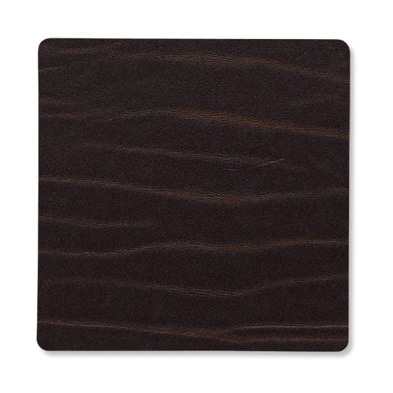 Dessous de verre Buffalo square - Marron - LIND DNA