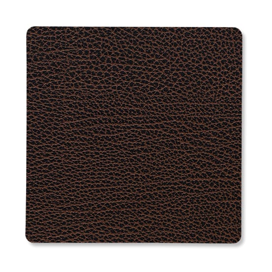 Dessous de verre Bull square - Marron - LIND DNA