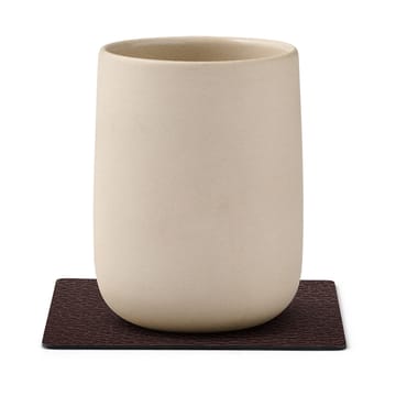 Dessous de verre Bull square - Marron - LIND DNA