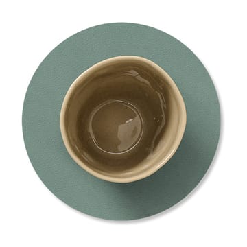 Dessous de verre Cloud-Nupo réversible circle 1 pièce - Gris Anthracite -Vert pastel - LIND DNA