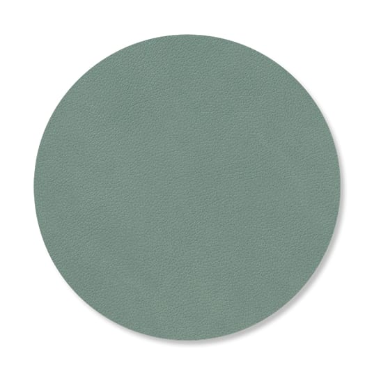 Dessous de verre Cloud-Nupo réversible circle 1 pièce, Gris Anthracite -Vert pastel LIND DNA