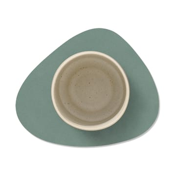 Dessous de verre Cloud-Nupo réversible curve 1 pièce - Gris Anthracite -Vert pastel - LIND DNA