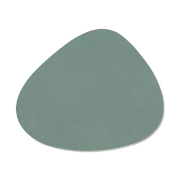 Dessous de verre Cloud-Nupo réversible curve 1 pièce - Gris Anthracite -Vert pastel - LIND DNA