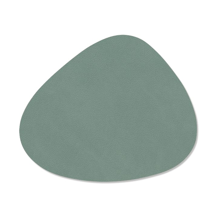 Dessous de verre Cloud-Nupo réversible curve 1 pièce, Gris Anthracite -Vert pastel LIND DNA