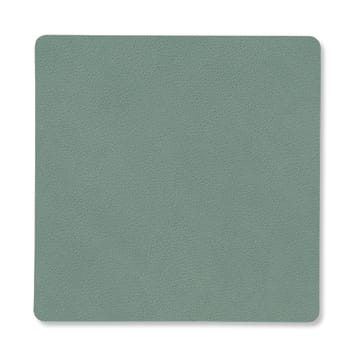 Dessous de verre Cloud-Nupo réversible square 1 pièce - Gris Anthracite -Vert pastel - LIND DNA