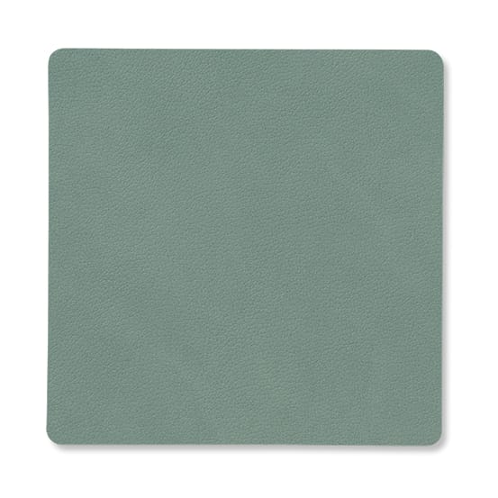 Dessous de verre Cloud-Nupo réversible square 1 pièce, Gris Anthracite -Vert pastel LIND DNA