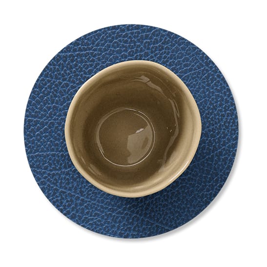 Dessous de verre Hippo circle, Bleu marine LIND DNA