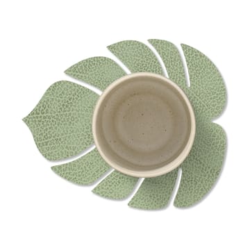 Dessous de verre Monstera Leaf Hippo - Vert olive - LIND DNA