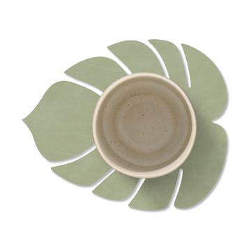 Dessous de verre Monstera Leaf Nupo - Vert olive - LIND DNA