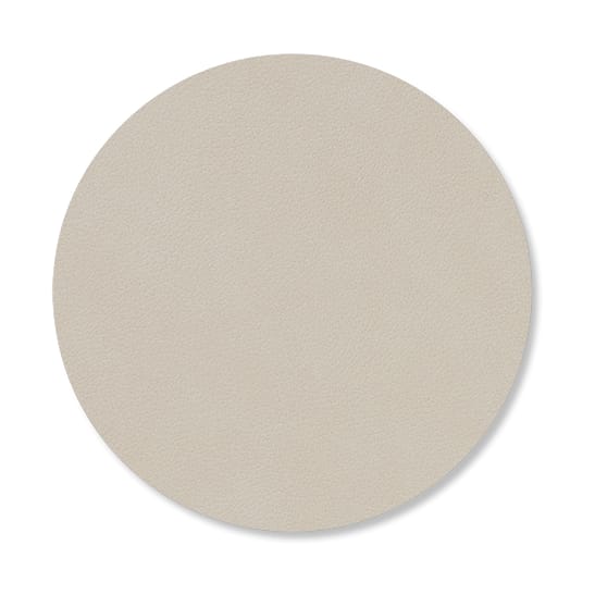 Dessous de verre Nupo circle - Oyster white - LIND DNA