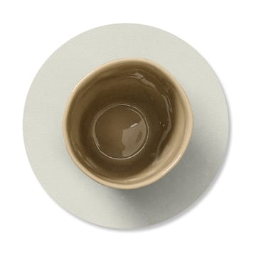 Dessous de verre Nupo circle réversible 1 pièce - Linen-Flint Grey - LIND DNA