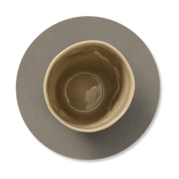 Dessous de verre Nupo circle réversible 1 pièce - Linen-Flint Grey - LIND DNA