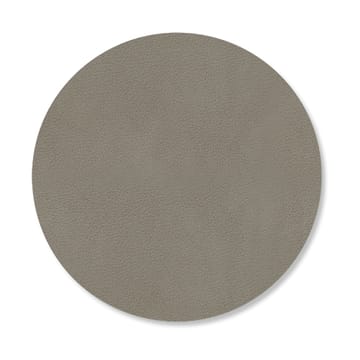 Dessous de verre Nupo circle réversible 1 pièce - Linen-Flint Grey - LIND DNA