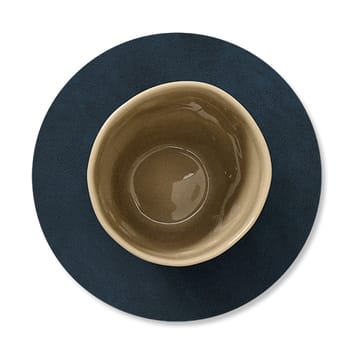 Dessous de verre Nupo circle réversible 1 pièce - Midnight blue-petrol - LIND DNA